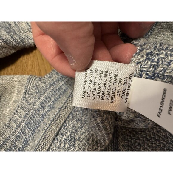 Flag & Anthem Sweater Men Size Large Long Sleeve Knit Buttons Cotton Preppy City - Picture 10 of 12